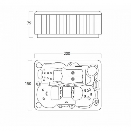 Спа бассейн Treesse Dubai Спа бассейн Treesse Dubai