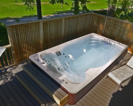 Плавательный спа-бассейн Jacuzzi SwimLife 14ft Swim Expert Плавательный спа-бассейн Jacuzzi SwimLife 14ft Swim Expert