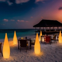 Светильник Капля 45х150 солнечная батарея, RGB Светильник Капля 45х150 солнечная батарея, RGB